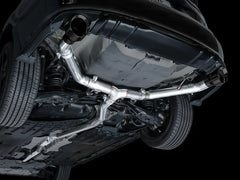 AWE Tuning Track Edition Catback Exhaust Dual Diamond Black Tips Honda Civic Si 2022-2026 | 3020-33331