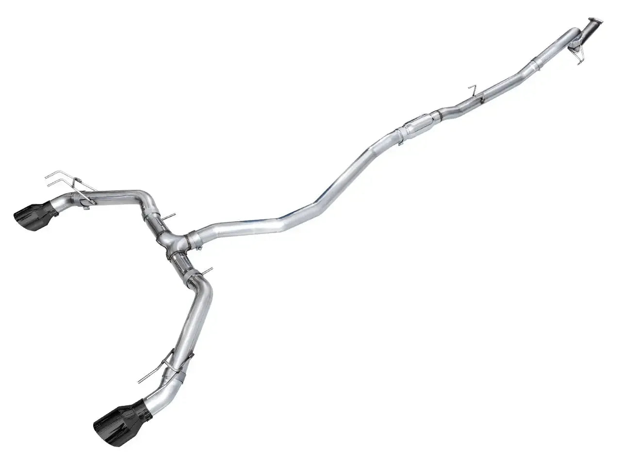 AWE Tuning Track Edition Catback Exhaust Dual Diamond Black Tips Honda Civic Si 2022-2026 | 3020-33331