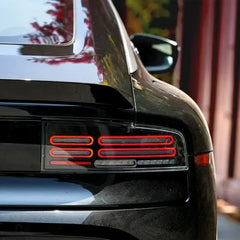 AlphaRex NOVA Quad-Loop Prismatic LED Tail Lights Alpha Black w/ Smoked Lens Nissan Z 2023-2025 | 691022