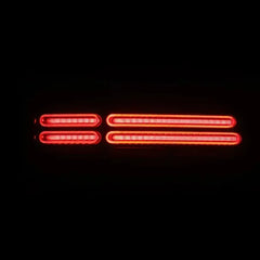 AlphaRex NOVA Quad-Loop Prismatic LED Tail Lights Alpha Black w/ Smoked Lens Nissan Z 2023-2025 | 691022