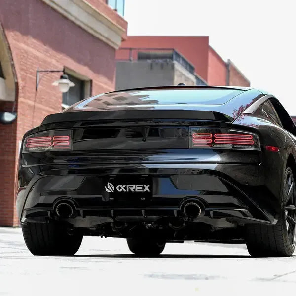 AlphaRex NOVA Quad-Loop Prismatic LED Tail Lights Black w/ Smoked Lens Nissan Z 2023-2025 | 691012