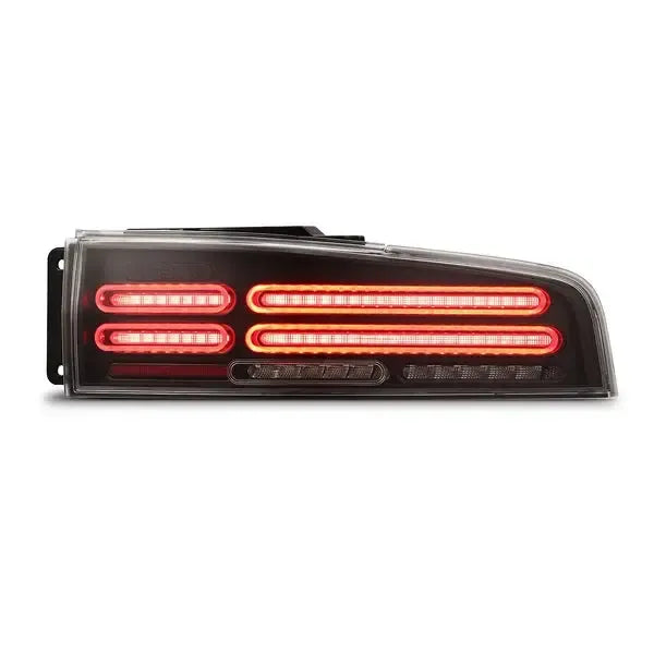 AlphaRex NOVA Quad-Loop Prismatic LED Tail Lights Black w/ Smoked Lens Nissan Z 2023-2025 | 691012