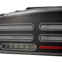 AlphaRex NOVA Quad-Loop Prismatic LED Tail Lights Black w/ Smoked Lens Nissan Z 2023-2025 | 691012