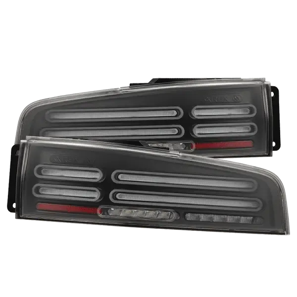AlphaRex NOVA Quad-Loop Prismatic LED Tail Lights Black w/ Smoked Lens Nissan Z 2023-2025 | 691012
