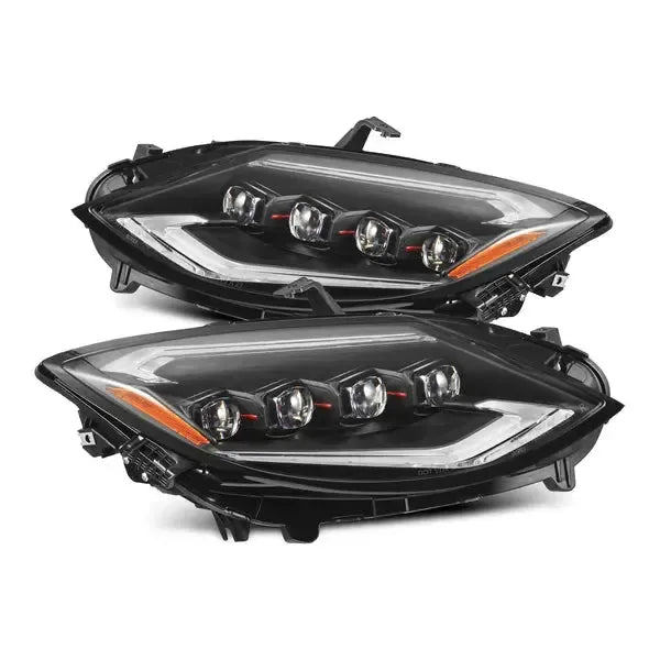 AlphaRex NOVA-Series LED Projector Headlights Black w/ Sequential Signal Nissan Z 2023-2025 | 880493