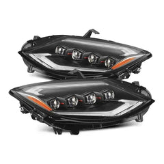 AlphaRex NOVA-Series LED Projector Headlights Black w/ Sequential Signal Nissan Z 2023-2025 | 880493