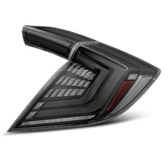 AlphaRex Nova-Series LED Tail Lights Pair Alpha Black Honda Civic Hatchback / Type-R 2016-2021 | 676000