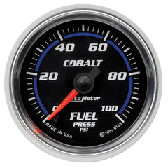 AutoMeter Cobalt Series 0-100psi Fuel Pressure Gauge