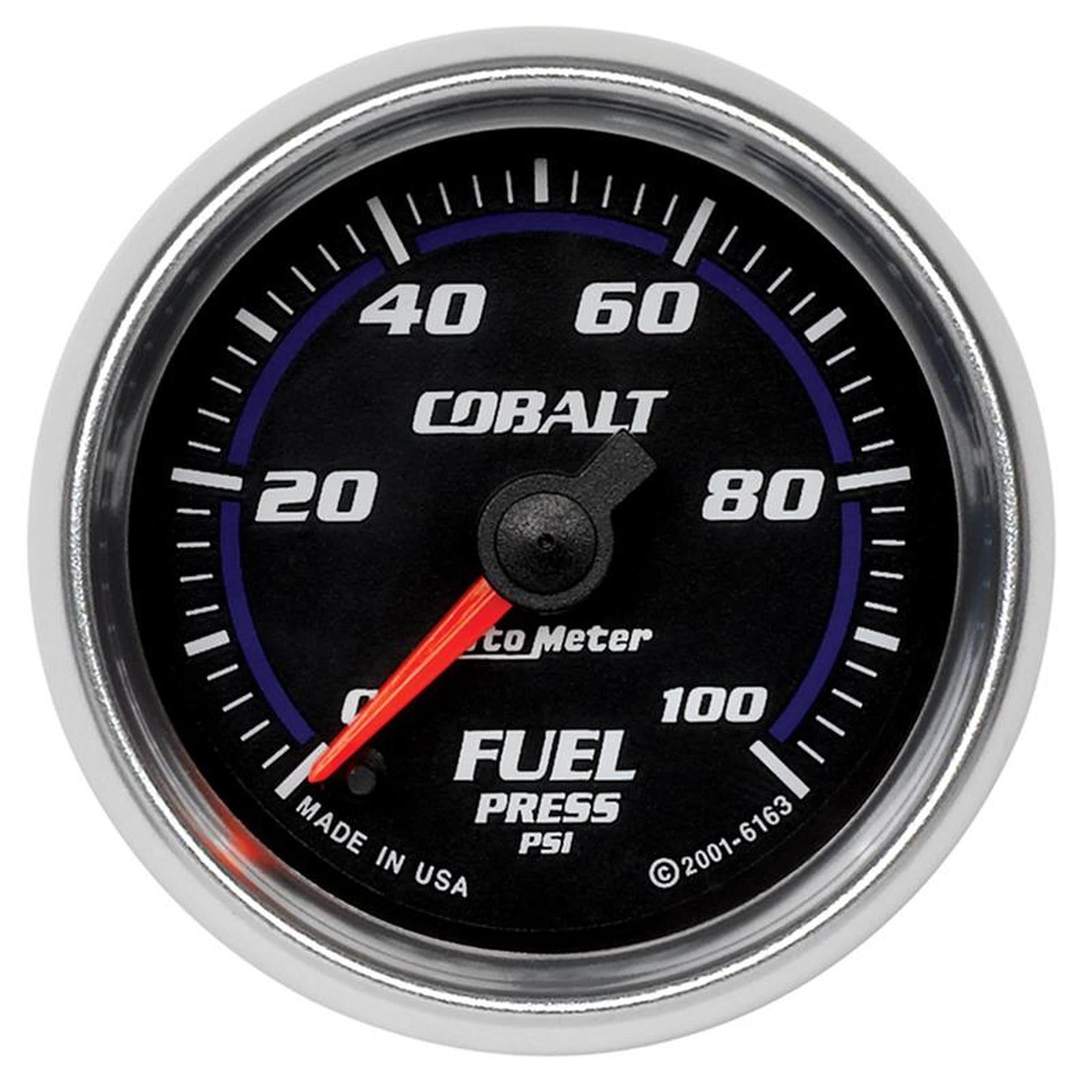 AutoMeter Cobalt Series 0-100psi Fuel Pressure Gauge