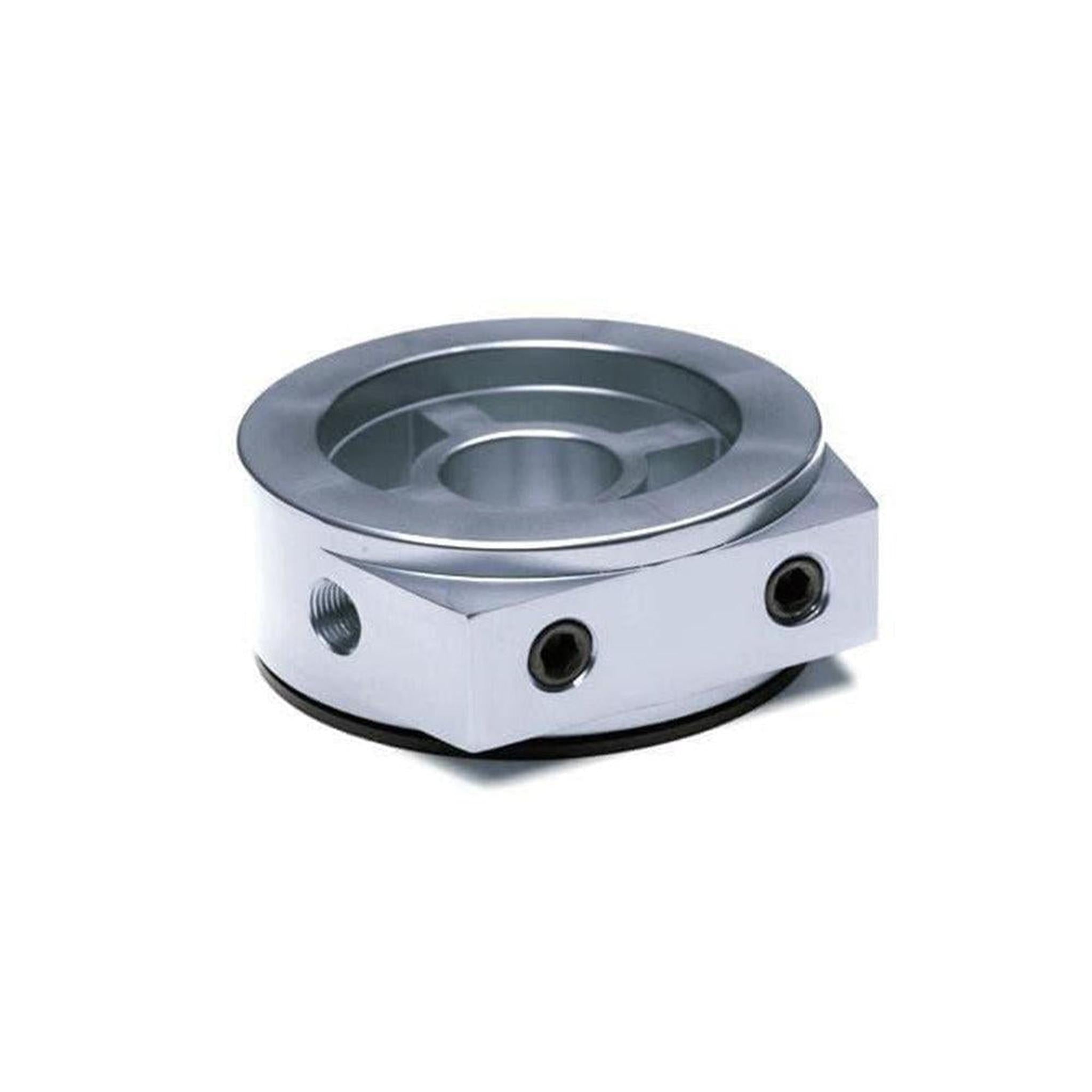 BLOX Racing Black Oil Filter Block Adapter / Oil Pressure / Oil Temperature Universal | BXGA-00105-BK