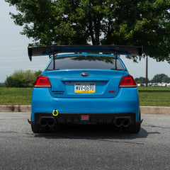 BilletWorkz Tow Hook Rear - Neon Yellow Subaru WRX / STI 2015-2017 | BW-TOW-SUB-VA1-R-NYEL