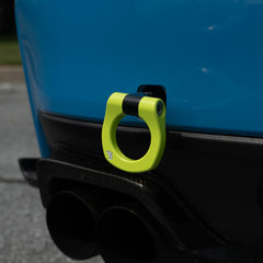 BilletWorkz Tow Hook - Subaru WRX / STI 2018-2021 Rear - Neon Yellow | BW-TOW-SUB-VA2-R-NYEL