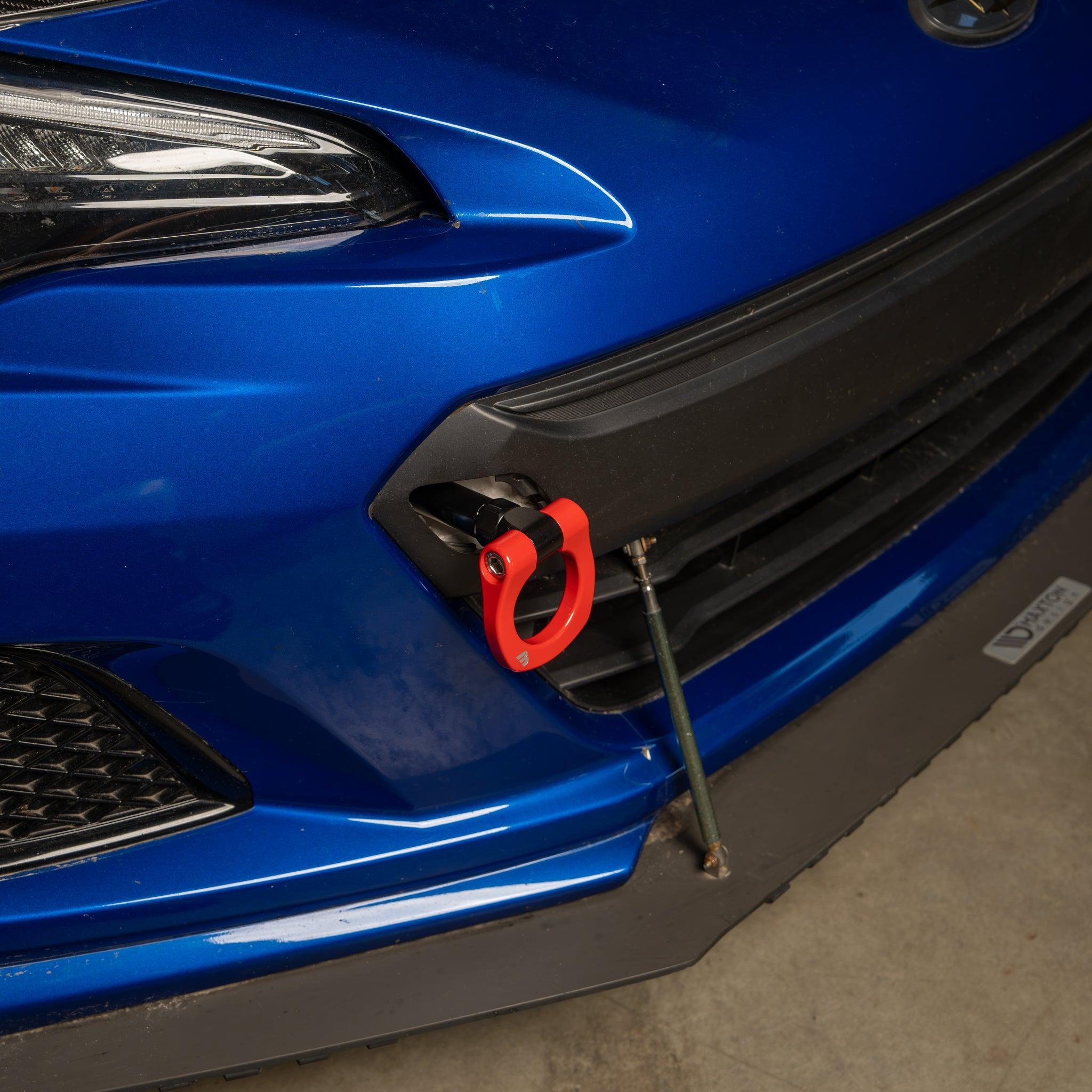 BilletWorkz Tow Hook Front - Gloss Red Subaru BRZ / Toyota GR86 2022-2026 | BW-TOW-SUB-BRZ2-F-GRED