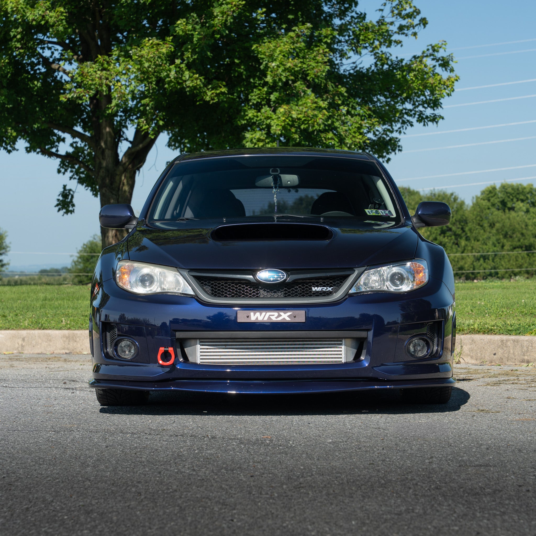 BilletWorkz Tow Hook Front - Gloss Red Subaru WRX / STI 2008-2014 | BW-TOW-SUB-GR-F-GRED