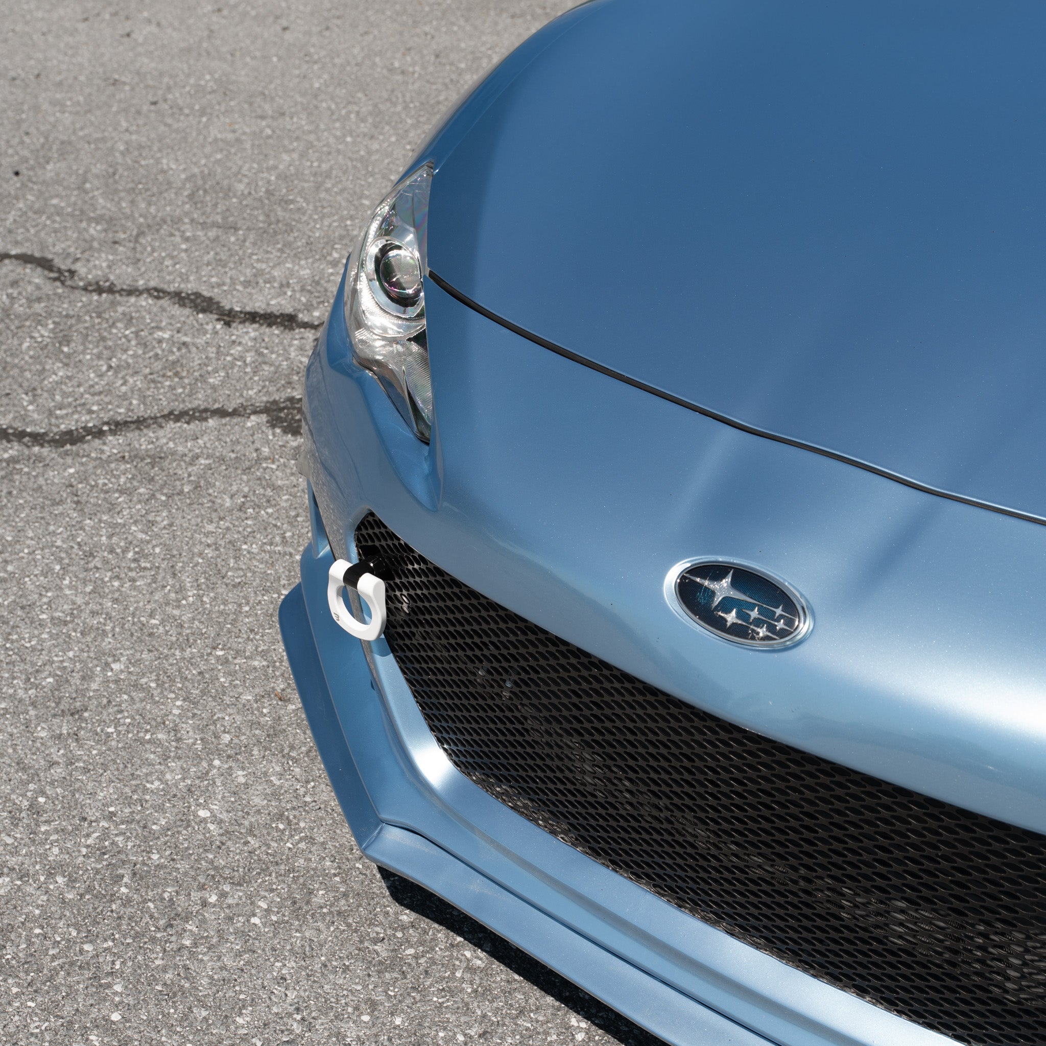 BilletWorkz Tow Hook Front - Gloss White BRZ / FR-S / 86 2013-2020 | BW-TOW-SUB-BRZ1-F-GWHT