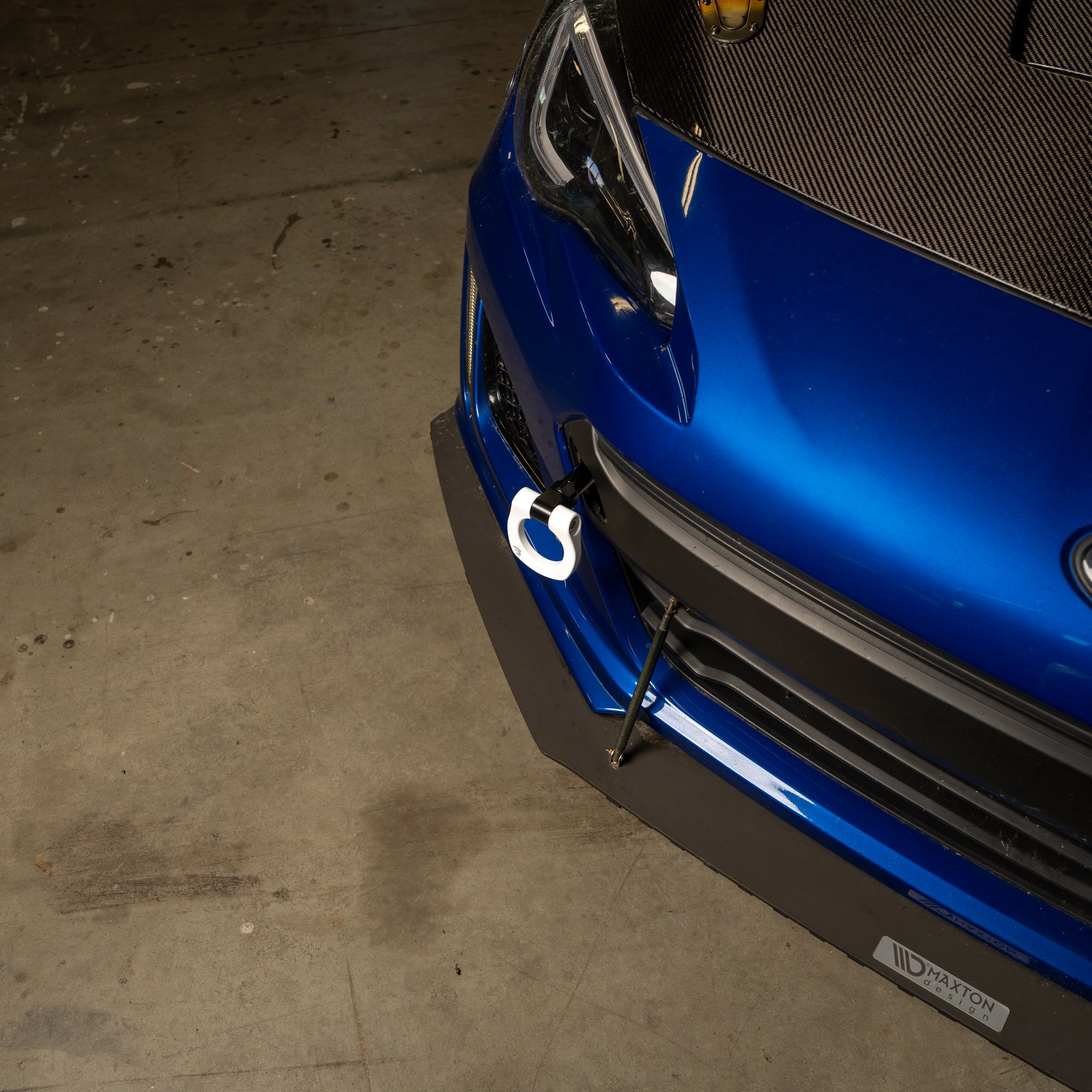 BilletWorkz Tow Hook Front - Gloss White Subaru BRZ / Toyota GR86 2022-2026 | BW-TOW-SUB-BRZ2-F-GWHT