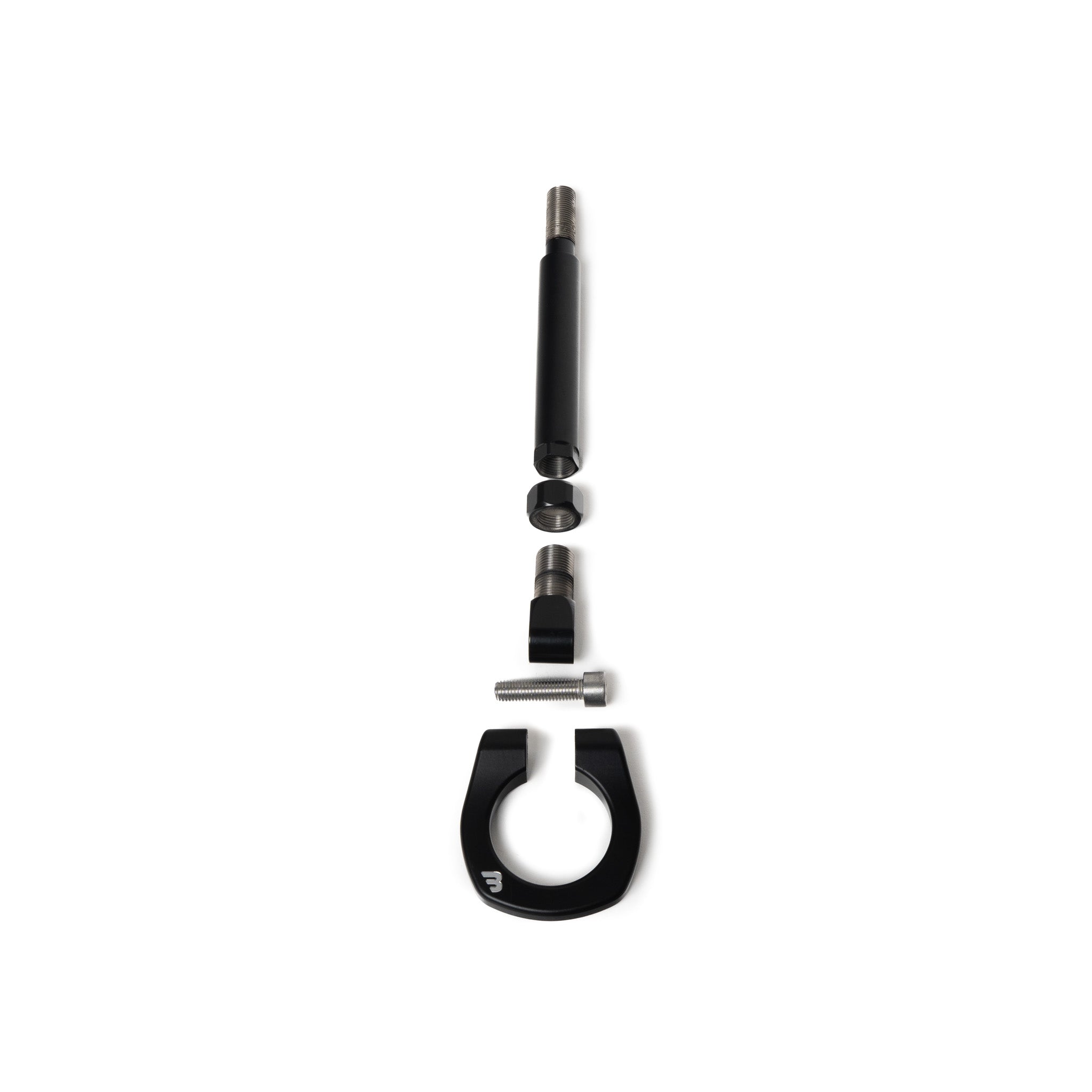 BilletWorkz Tow Hook Front - Matte Black Subaru BRZ / Toyota GR86 2022-2026 | BW-TOW-SUB-BRZ2-F-MBLK