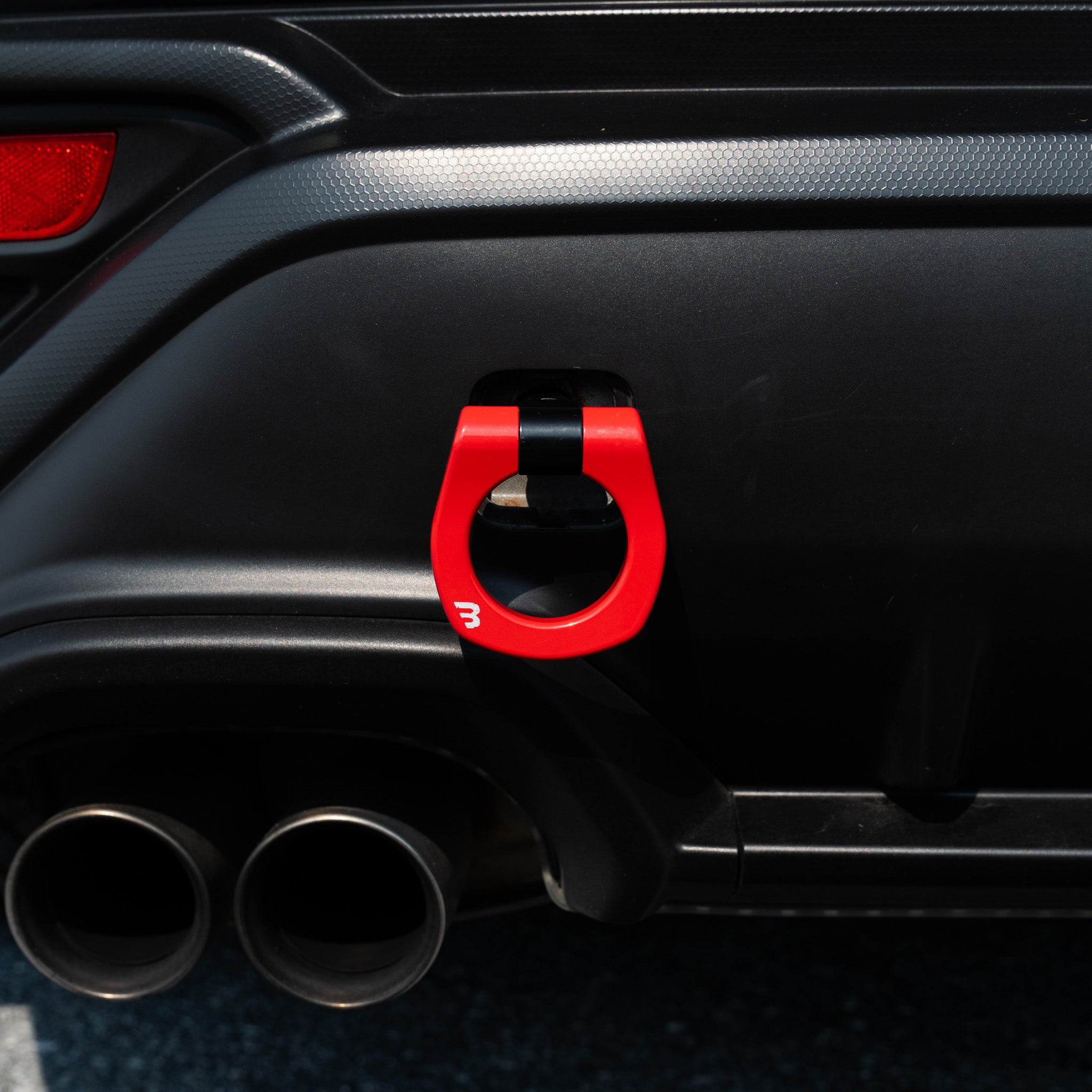 BilletWorkz Tow Hook Rear - Gloss Red Subaru WRX 2022-2026 | BW-TOW-SUB-VB-R-GRED