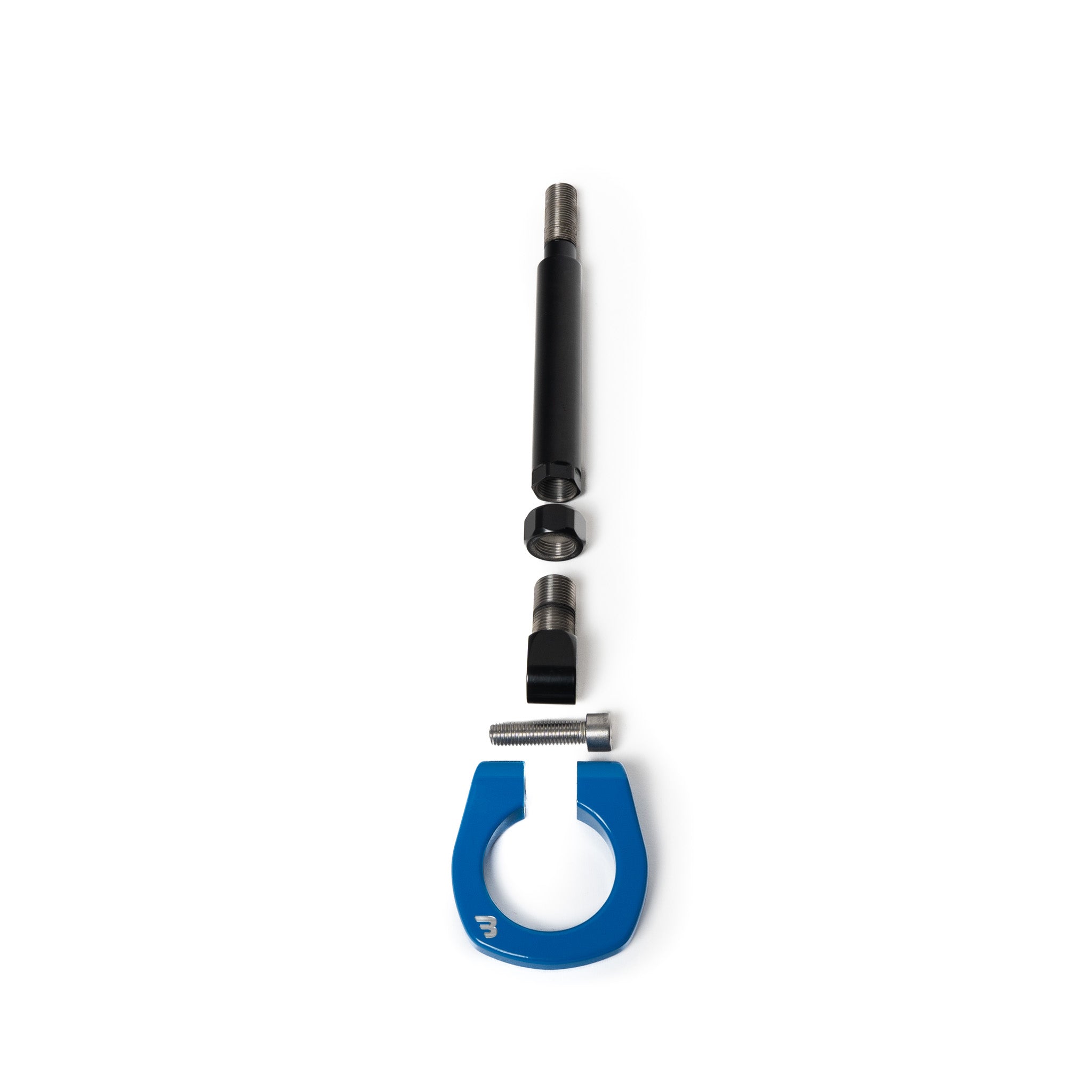 BilletWorkz Tow Hook Front - Hyper Blue Subaru WRX / STI 2015-2017 | BW-TOW-SUB-VA1-F-HYBL