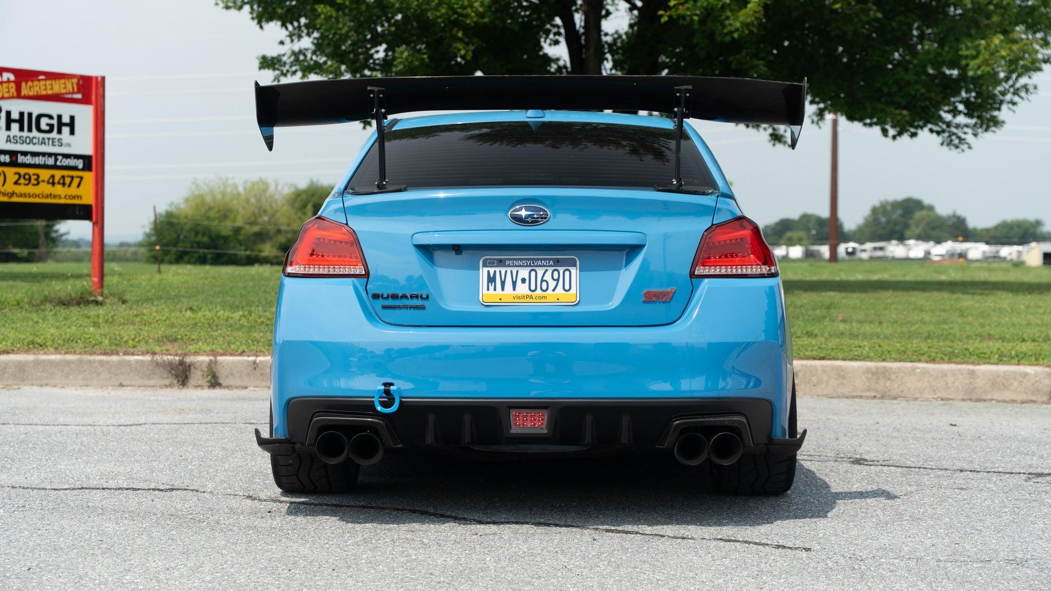 BilletWorkz Tow Hook Rear - Hyper Blue Subaru WRX / STI 2018-2021 | BW-TOW-SUB-VA2-R-HYBL