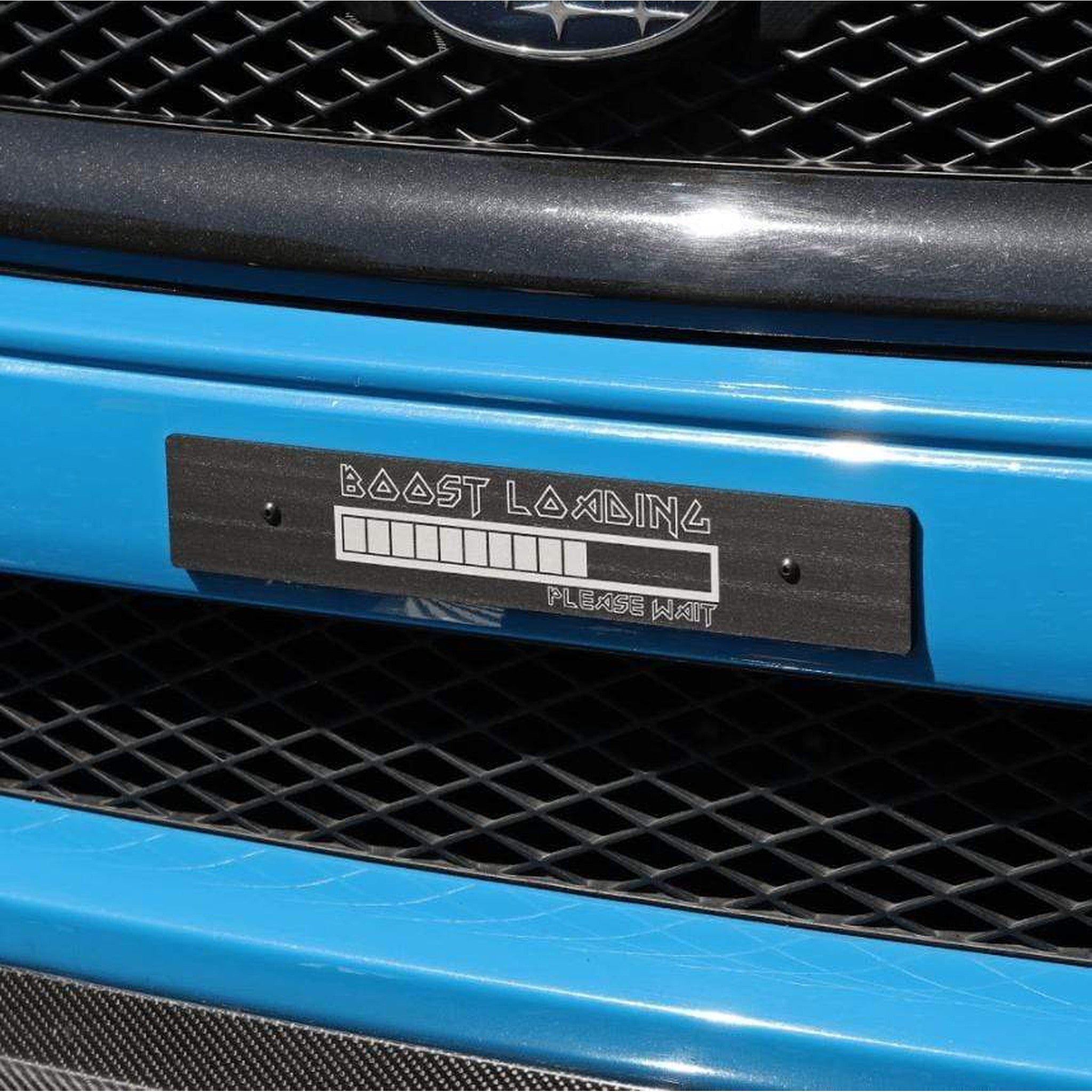 Billetworkz "Boost Loading" Plate Delete Subaru WRX 2008-2021 / STI 2008-2021 | BW-LPD-BSTL-JDM