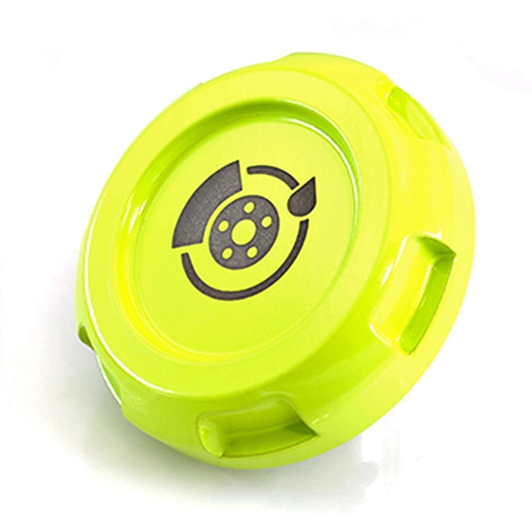 Billetworkz Brake Fluid Cap Engraved Zero Series Neon Yellow Subaru WRX 02-26 / STI 04-21 | BW-EBCZ-SUB-BRK-NYEL-E
