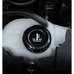 Billetworkz Coolant Overflow Cap Engraved Zero Series Black Subaru WRX 02-26 / STI 04-21 | BW-EBCZ-SUB-COO-BLK-E