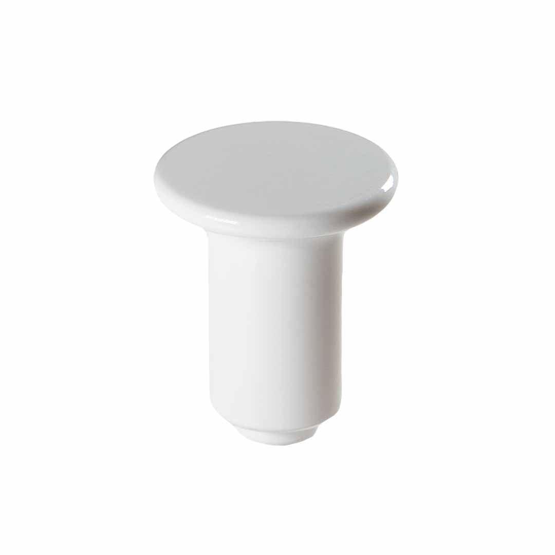 Billetworkz E-Brake Button Gloss White Subaru WRX, STI, BRZ, Crosstrek, Impreza | BW-EBB-SUB-GWHT