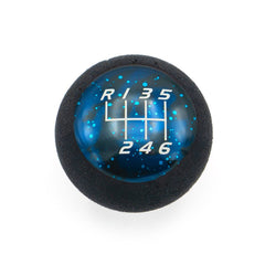 Billetworkz Fusion Weighted Shift Knob 6-Speed Alcantara Blue Cosmic Subaru BRZ 2013-2026 | BW-KNB-BRZ-VEL6-BC-FUA