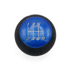 Billetworkz Fusion Weighted Shift Knob 6-Speed Alcantara Candy Blue Subaru WRX 15-26 / STI 04-21 | BW-KNB-SUB6-VEL6-CBLU-FUA