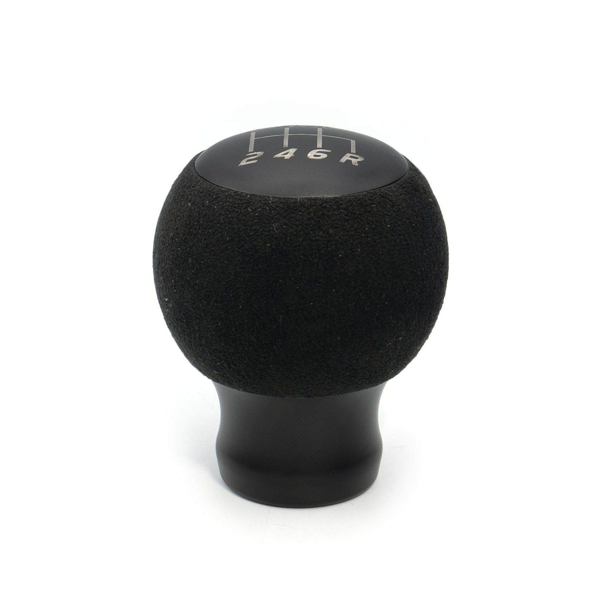 Billetworkz Fusion Weighted Shift Knob 6-Speed Alcantara Matte Black Subaru WRX 15-26 / STI 04-21 | BW-KNB-SUB6-VEL6-MBLK-FUA