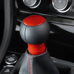Billetworkz Fusion Weighted Shift Knob 6-Speed Leather Gloss Red Subaru WRX 15-26 / STI 04-21 | BW-KNB-SUB6-VEL6-GRED-FUL