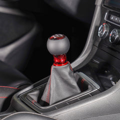 Billetworkz Fusion Weighted Shift Knob 6-Speed Leather Red Cosmic Subaru BRZ 2013-2026 | BW-KNB-BRZ-VEL6-RC-FUL