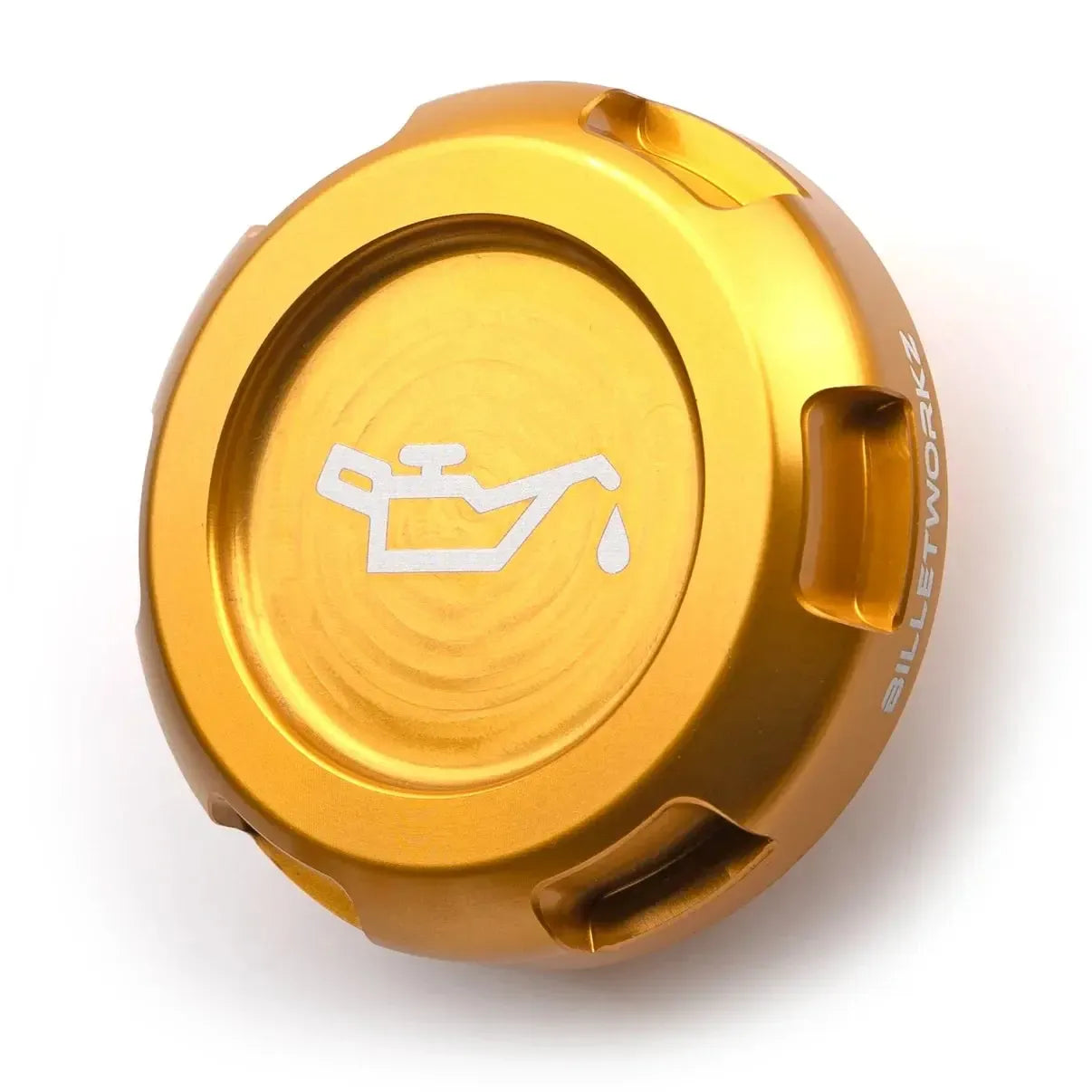 Billetworkz Oil Cap Engraved Zero Series Gold Subaru WRX 02-26 / STI 04-21 / BRZ 13-26