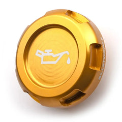 Billetworkz Oil Cap Engraved Zero Series Gold Subaru WRX 02-26 / STI 04-21 / BRZ 13-26