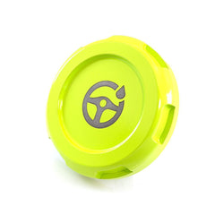 Billetworkz Power Steering Fluid Cap Engraved Zero Series Neon Yellow Subaru WRX 08-14 / STI 08-21 | BW-EBCZ-SUB-PS2-NYEL-E