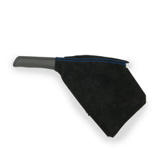 Billetworkz Premium Black Alcantara Blue Thread E-Brake Boot Subaru WRX / STI 2008-2021