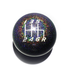 Billetworkz Weighted Shift Knob 6-Speed Lightbulb Rainbow Sparkle Subaru WRX 15-26 / STI 04-21 | BW-KNB-WRX6-VEL6-RBSP-LB