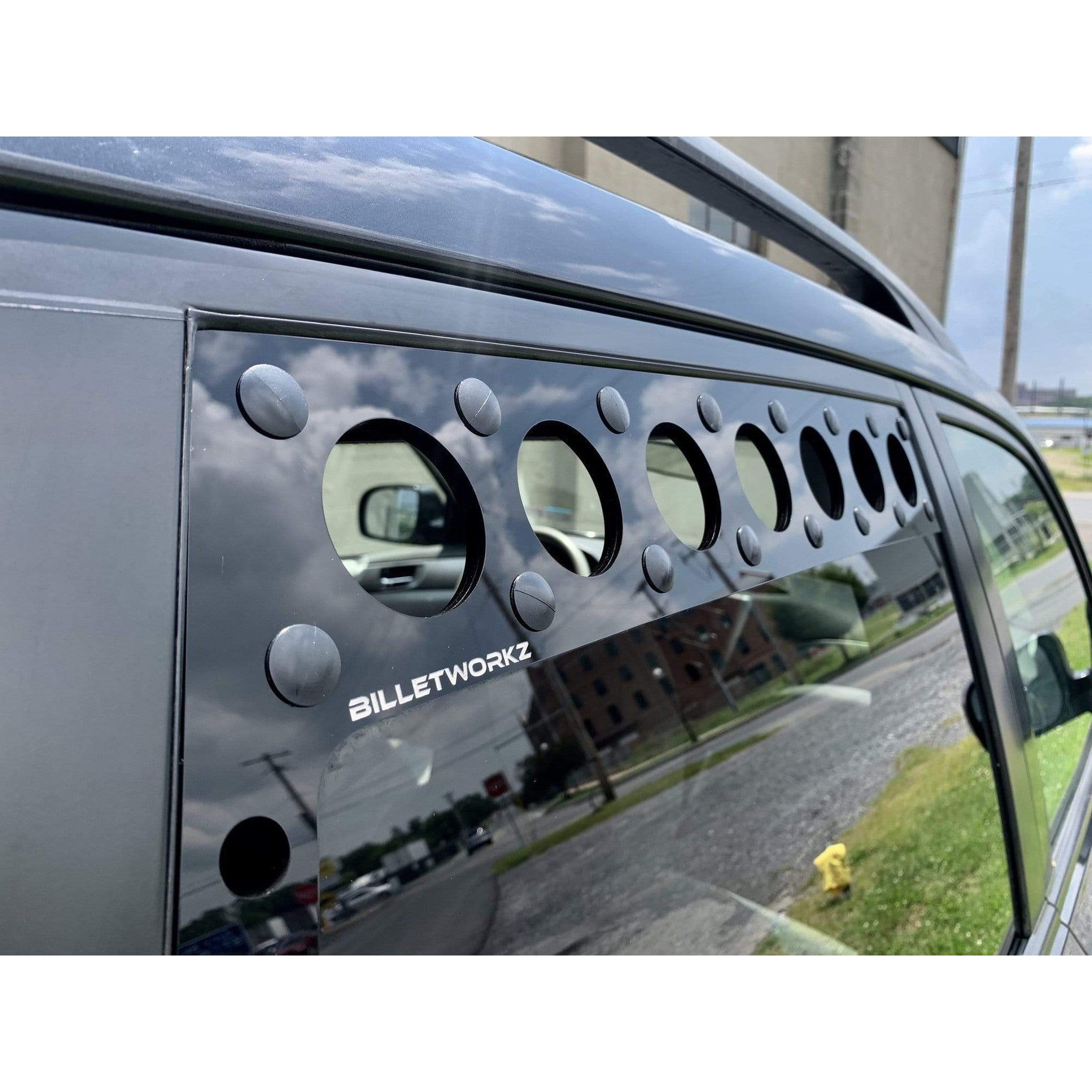 Billetworkz Window Vents Wire Mesh Subaru Forester 2009-2013 | BW-WV-SUB-SH-BK-WM
