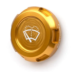 Billetworkz Wiper Fluid Cap Engraved Zero Series Gold Subaru WRX 02-26 / STI 04-21