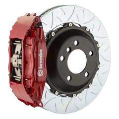 Brembo Front GT Series Slotted Type 3 355mm x 32mm 2-Piece Rotor 4-Piston Red Caliper WRX 08-21 | 1H3.8006A2