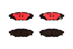 Brembo NAO Ceramic Rear Brake Pads Subaru WRX w/o Eyesight Tech 2015-2021 | P78020N