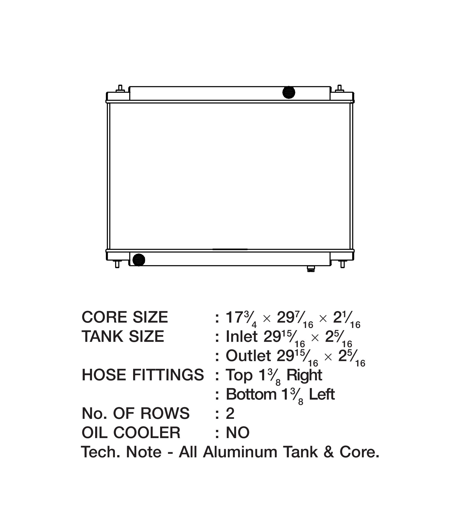 CSF 2 Row Aluminum Radiator Nissan GT-R 2009-2024 | 7041