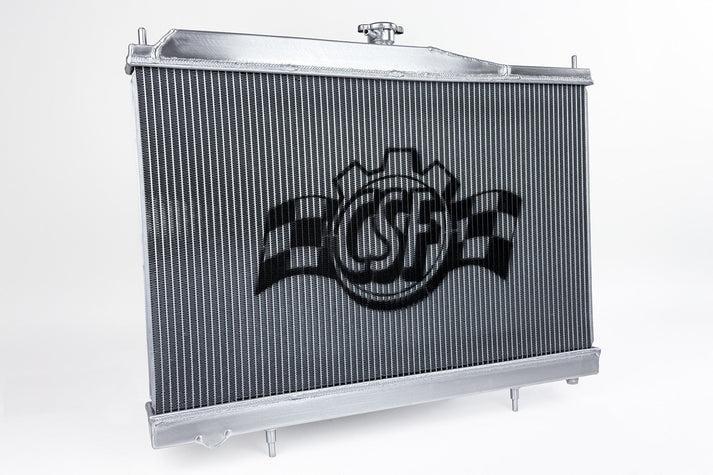 CSF High-Performance All-Aluminum Radiator Black Nissan Skyline GT-R 1995-1998 / GTS & GT-T 1994-2002 | 7230B