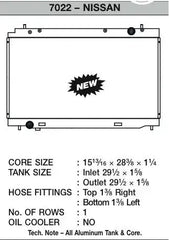 CSF High Performance All Aluminum Radiator Nissan 350Z 2007-2008 | 7022