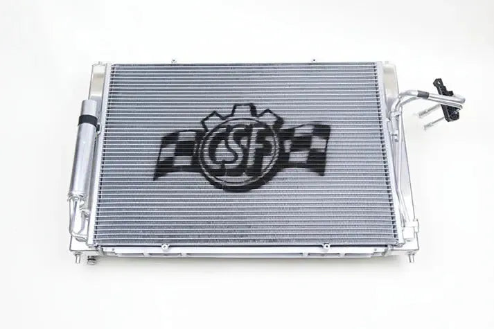 CSF Triple Pass Aluminum Radiator + AC Condenser Nissan 370Z 09-20 / Infiniti G37 08-13 w/ Manual Trans | 7012T
