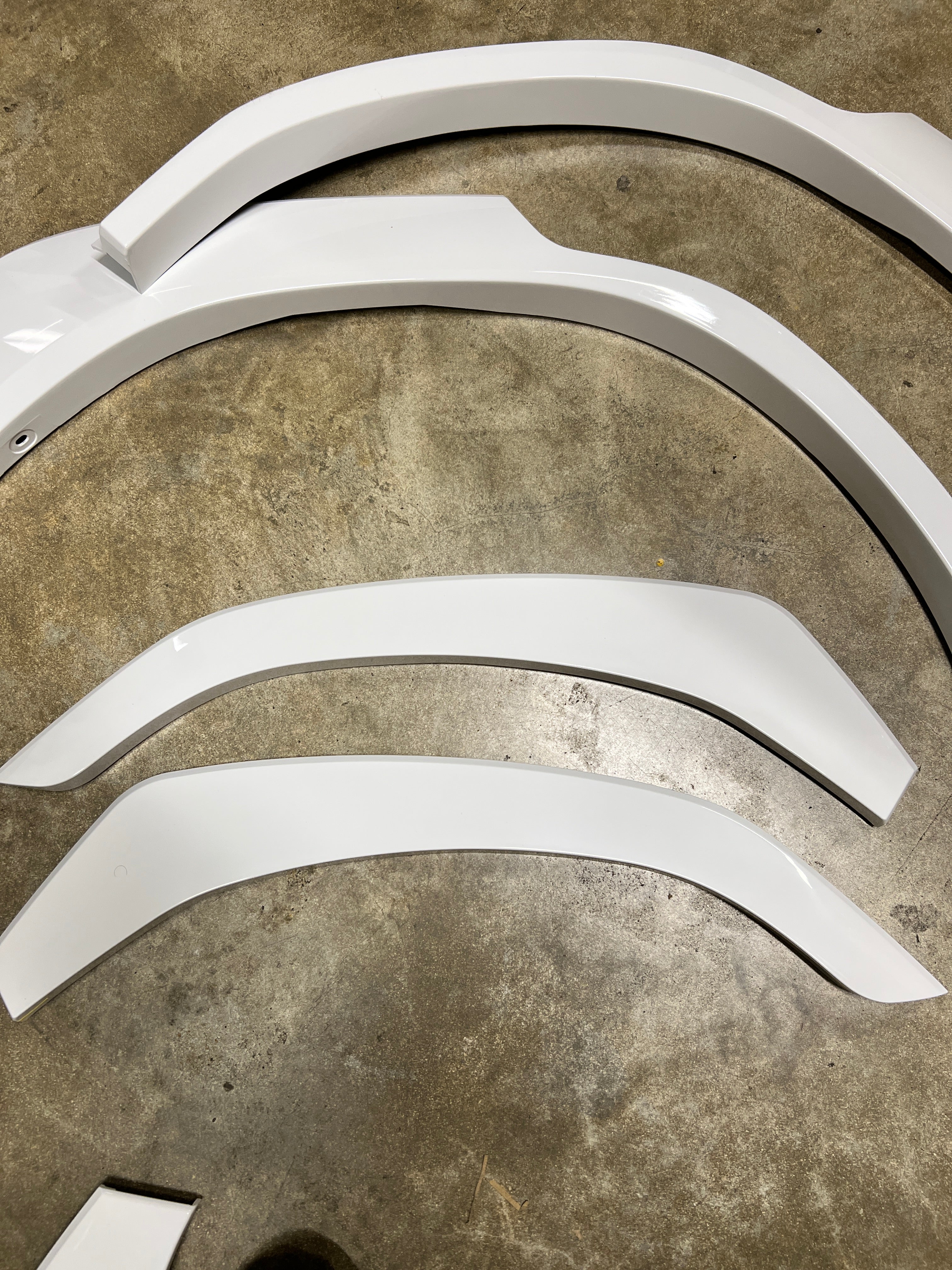 Clearance / OPEN BOX Noble RD2 Paint Matched Fender Flares (Ceramic White- M6Y) - 2022-2026 WRX