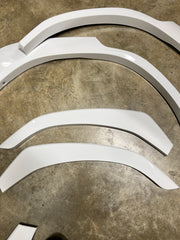 Clearance / OPEN BOX Noble RD2 Paint Matched Fender Flares (Ceramic White- M6Y) - 2022-2026 WRX