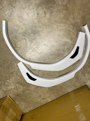 Clearance / OPEN BOX Noble RD2 Paint Matched Fender Flares (Ceramic White- M6Y) - 2022-2026 WRX
