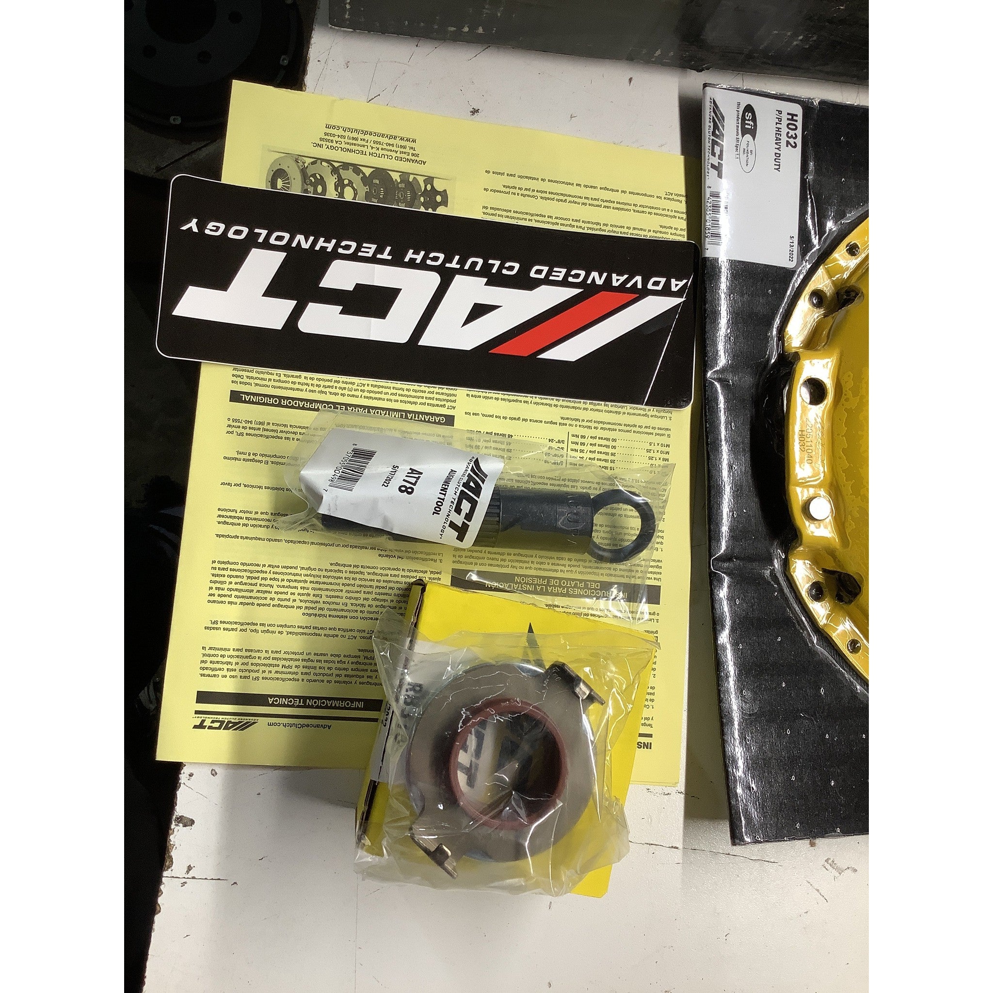 Clearance / OPENBOX ACT HD/Race Sprung 6 Pad Clutch Kit Honda Civic Si 2017-2022 | HC10-HDG6
